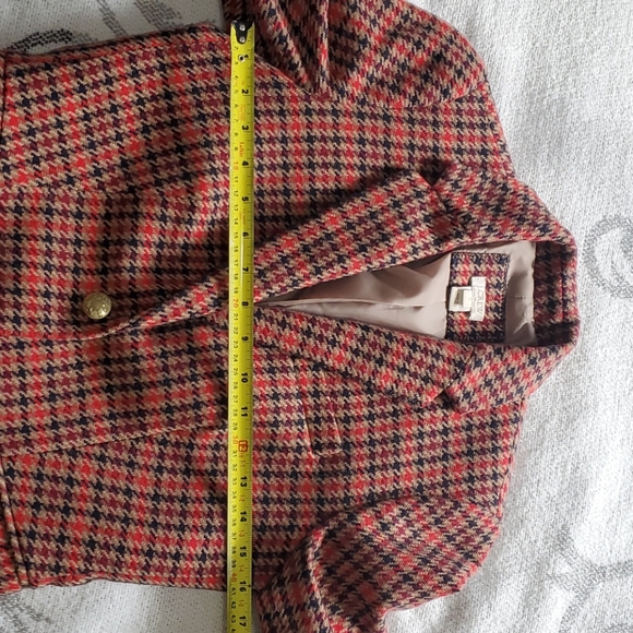 JCrew Houndstooth wool blazer. Size 2. - Picture 10 of 10